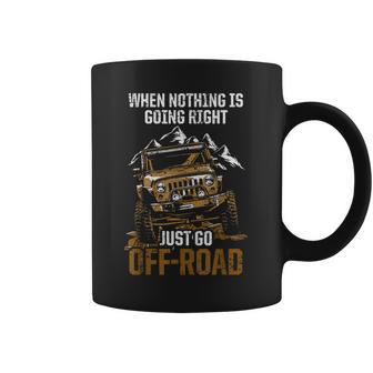 When Nothing Is Going Right Just Go Off Road コーヒーマグ - Kawaiitshirt
