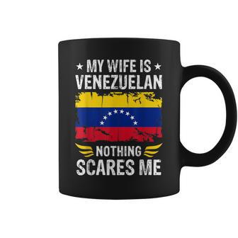 My Wife Isenezuelan Nothingcares Meenezuelan Wife Flag Taza de café - Regaloses