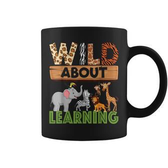 Wild About Learning Teacher Learning Back To School Coffee Mug - Thegiftio UK