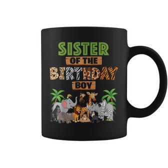 Wild Sister Of The Birthday Boy Zoo Safari Jungle Animal Coffee Mug - Thegiftio
