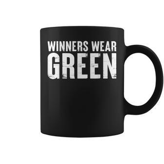 Winners Wear Green Color War Game Wear Team Spirit Camp Coffee Mug - Thegiftio UK