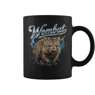 Wombat ビンテージ 90年代 レトロ ファニー ウォンバット 80年代 メンズ レディース コーヒーマグ - Kawaiitshirt
