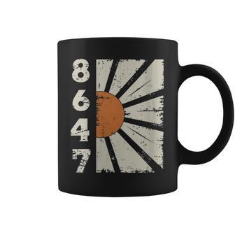 Women's 8647 Subtle Anti Trump Political Floral Boho Retro Vintage Coffee Mug - Thegiftio UK