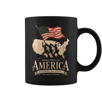 Women's American Flag 250Th Anniversary Of America 4Th Of July Coffee Mug - Thegiftio UK