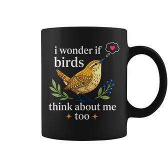 I Wonder If Birds Think About Me Bird Watching Coffee Mug - Thegiftio UK