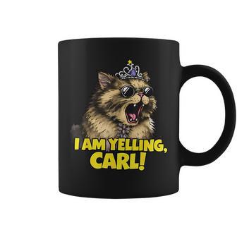 I Am Yelling Carl Donut Cat Coffee Mug - Thegiftio