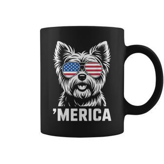 Yorkshire Terrier 4Th Of July ‘Merica Patriotic Coffee Mug - Thegiftio UK