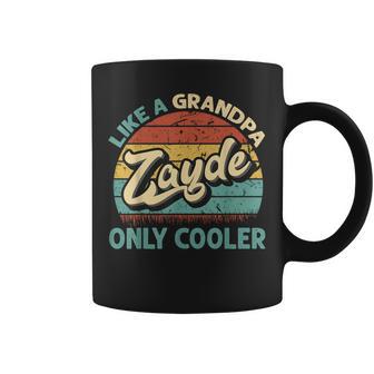 Zayde Like A Grandpa Only Cooler Vintage Dad Fathers Day Coffee Mug - Thegiftio UK
