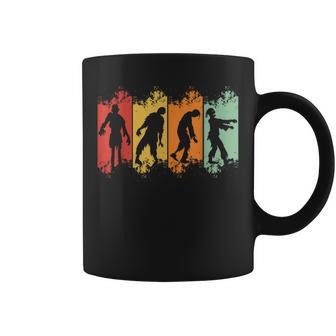 Zombies Muertoiviente Retro -Intage Apocalipsis Zombie Taza de café - Regaloses