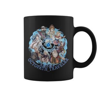 『オクトパストラベラー 大陸の覇者』55周年特製 長袖tシャツ コーヒーマグ - Kawaiitshirt