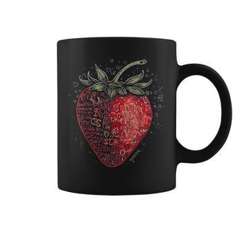いちごモチーフ イラスト アート いちご コーヒーマグ - Kawaiitshirt
