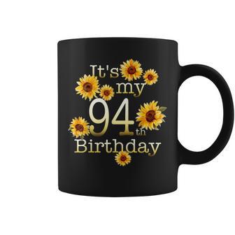 かわいいひまわり 94歳の誕生日 94歳の誕生日 コーヒーマグ - Kawaiitshirt