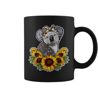 かわいいコアラベア ポイズンひまわりデココアラ コーヒーマグ - Kawaiitshirt