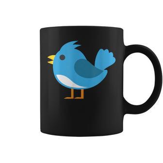かわいい青い鳥 コーヒーマグ - Kawaiitshirt