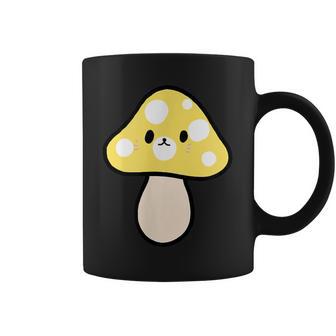 かわいい黄色のキノコ コーヒーマグ - Kawaiitshirt