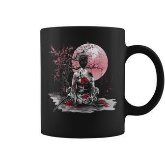 さくら 桜 日本の芸者 日本のサムライガール コーヒーマグ - Kawaiitshirt
