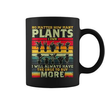 どんなに植物を所有していても、植物愛好家をもっと購入します コーヒーマグ - Kawaiitshirt