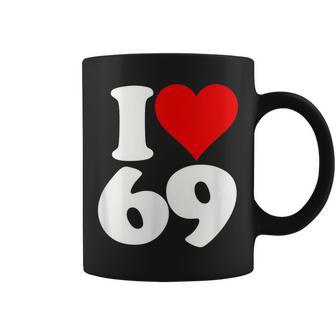 アイラブハート 69 シックスティナイン コーヒーマグ - Kawaiitshirt