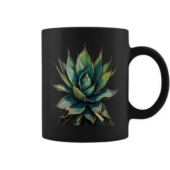 アガベ植物コレクターアガベメキシカン民俗画 コーヒーマグ - Kawaiitshirt