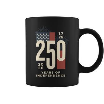 アメリカ250周年記念 愛国心が強い7月4日 250年 長袖tシャツ コーヒーマグ - Kawaiitshirt