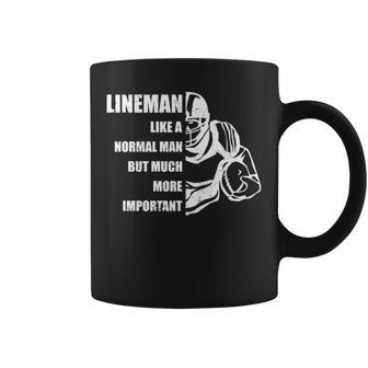 アメリカンフットボール トレーニング用品 ラインマン フットボール選手 長袖tシャツ コーヒーマグ - Kawaiitshirt