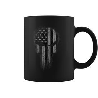 アメリカ国旗 ミリタリー スカル 愛国心 Usa コーヒーマグ - Kawaiitshirt