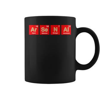アーセナル Ar-Se-N-Al 周期表 Uk Town コーヒーマグ - Kawaiitshirt