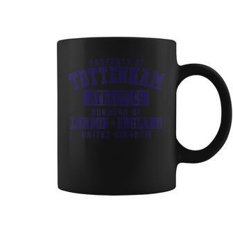 イギリスネイビープリントのトッテナムロンドンプロパティ コーヒーマグ - Kawaiitshirt