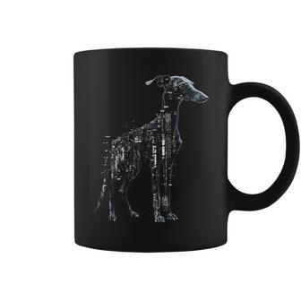 イタリアン グレイハウンド 犬 グラフィック ペット アートワーク イタリアン グレイハウンド コーヒーマグ - Kawaiitshirt