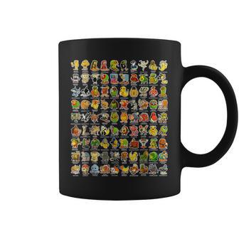 イタリア語-ブレインローz世代面白いミーム90ブレインロットキャラクター コーヒーマグ - Kawaiitshirt