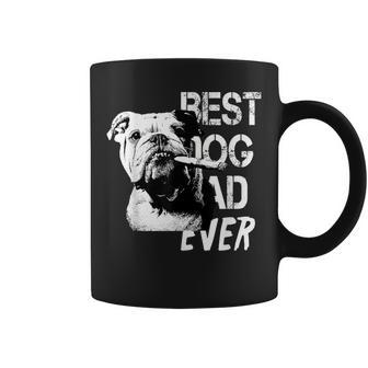メンズ イングリッシュブルドッグ お父さん 父の日 ヴィンテージスタイル 犬 コーヒーマグ - Kawaiitshirt