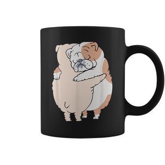 イングリッシュブルドッグハグ コーヒーマグ - Kawaiitshirt