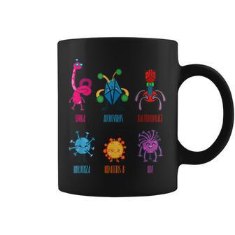 ウイルス学者のためのかわいいウイルスtシャツ コーヒーマグ - Kawaiitshirt