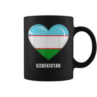ウズベキスタン国旗シャツ コーヒーマグ - Kawaiitshirt