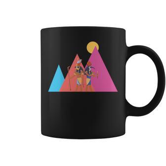 エジプトのピラミッド I エジプトの神々 考古学 エジプト 長袖tシャツ コーヒーマグ - Kawaiitshirt