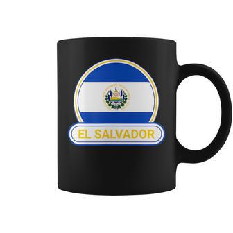 エルサルバドル国バッジ エルサルバドル国旗 コーヒーマグ - Kawaiitshirt