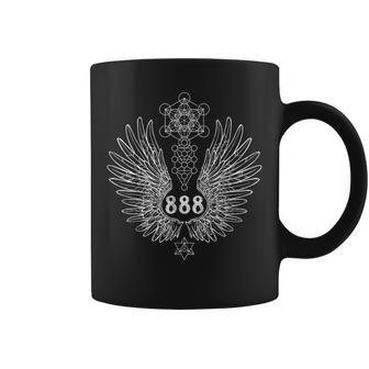 エンジェルナンバー888神聖幾何学 コーヒーマグ - Kawaiitshirt