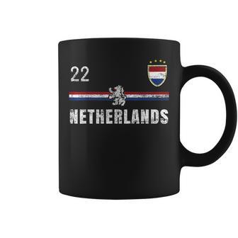 オランダ サッカーファン ジャージ オランダ国旗 フットボール愛好家 コーヒーマグ - Kawaiitshirt