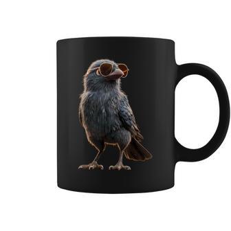 カラス 鳥 カラス ハクセキレイ ハシブトガラス クロカラス コーヒーマグ - Kawaiitshirt