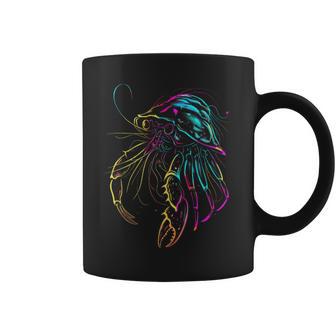 カラフル ヤドカリ 鮮やかな海の生き物 コーヒーマグ - Kawaiitshirt