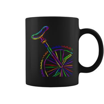 カラフルな一輪車 コーヒーマグ - Kawaiitshirt