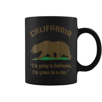 カリフォルニアのクマの旗、グリズリーベア、カリフォルニア共和国、グリズリーベアカリフォルニア共和国州の旗 コーヒーマグ - Kawaiitshirt