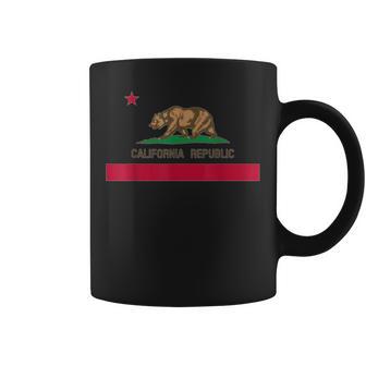 カリフォルニア州 'Bear Republic' 州旗 コーヒーマグ - Kawaiitshirt
