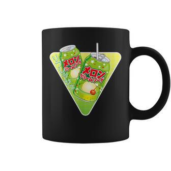 カワイイメロンソーダ 蒸気波 美的&日本語漢字 コーヒーマグ - Kawaiitshirt