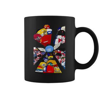 カントリーボール 世界旗 コーヒーマグ - Kawaiitshirt