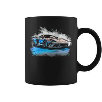 キッズ スポーツカー ボーイズ コーヒーマグ - Kawaiitshirt