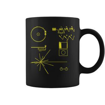 クラシック Nasa ボイジャー ゴールデンレコード 長袖tシャツ コーヒーマグ - Kawaiitshirt
