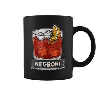 クラシックなネグローニカクテルイラスト、オレンジスライス。 コーヒーマグ - Kawaiitshirt