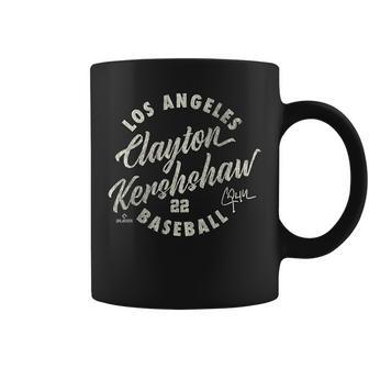 クレイトン・カーショウ ロサンゼルス ベースボールロック Mlbpa コーヒーマグ - Kawaiitshirt