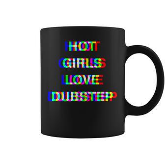 グリッチ ダブステップ レイブ ホットガールズラブデザイン コーヒーマグ - Kawaiitshirt
